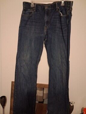 Men's Classic Straight Leg Jeans - Dark Blue